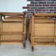Pair of rattan chairs