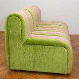 Pink and green velvet bench 2 seas