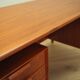 Bureau en teck, design danois, années 1970, fabrication : Omann Jun