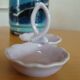 Pink porcelain salt cellars