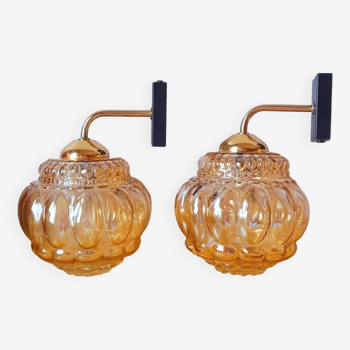 Pair of dlg Helena Tynell wall lights 70s