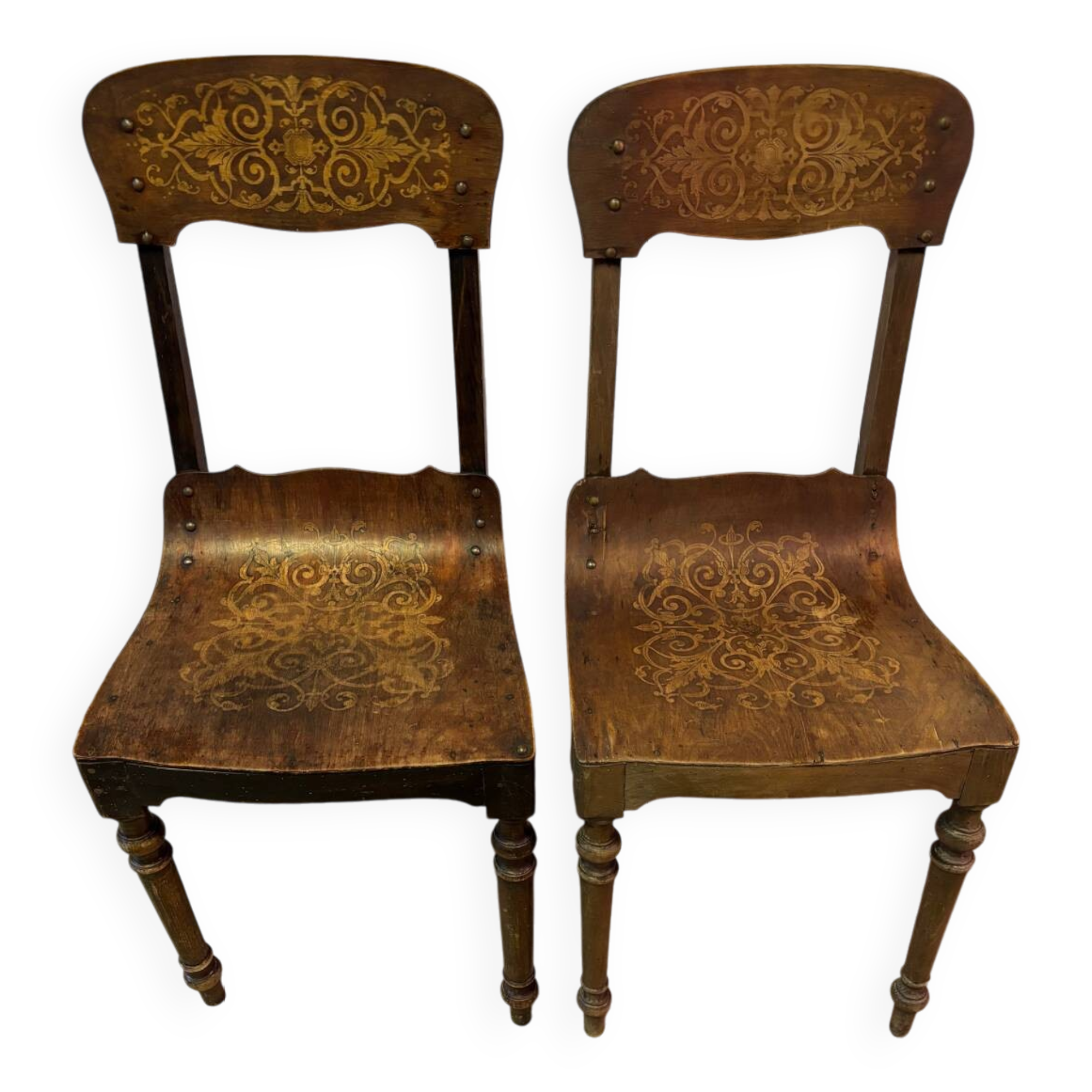 Chaises de bistrot de campagne