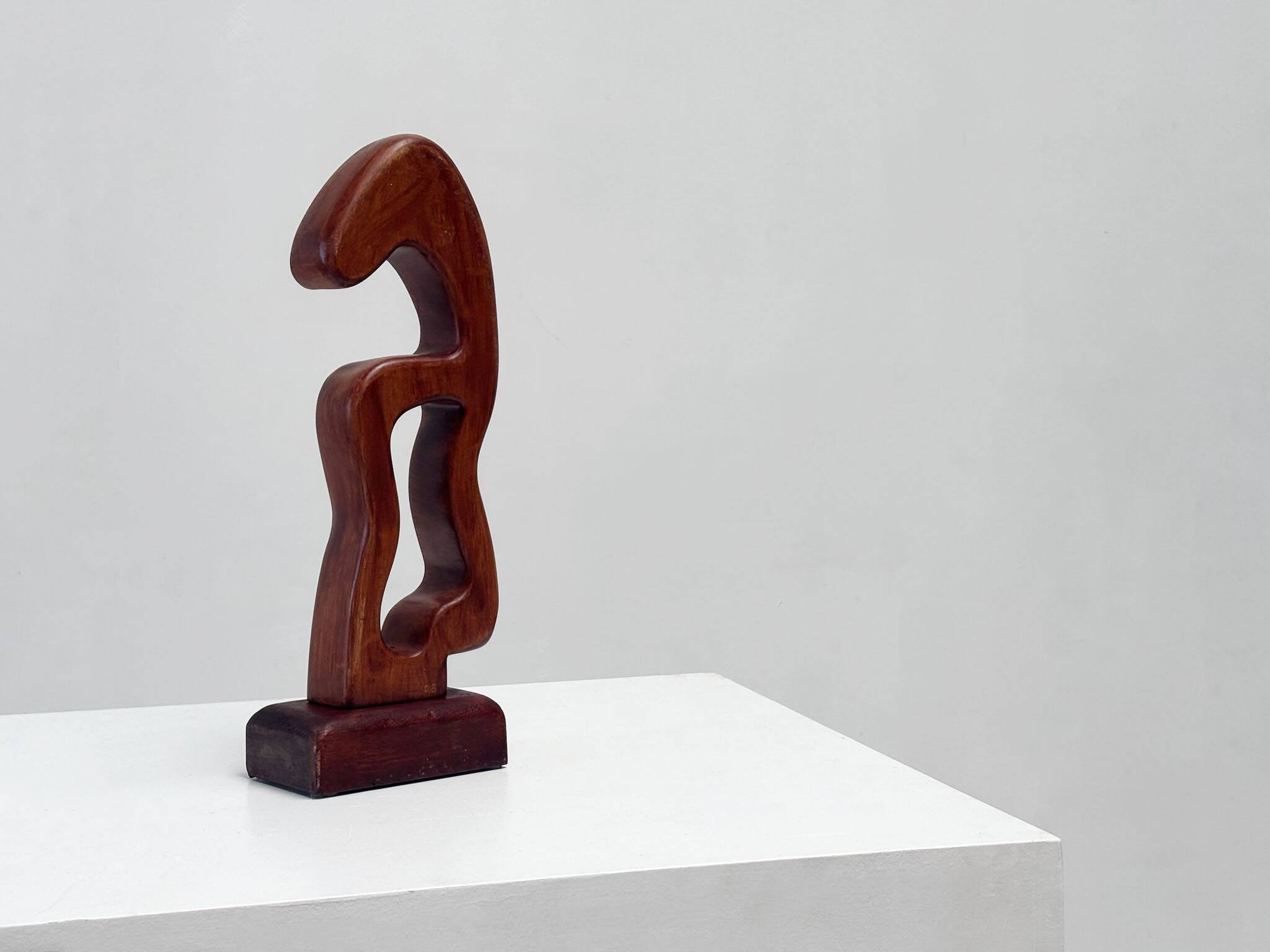 Free form wooden sculpture