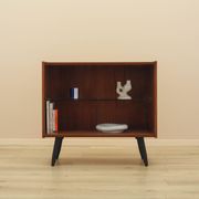 Mahogany display cabinet with glass front, Denmark, 1970s