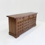 Buffet brutaliste italien vintage des années 1960