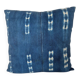 Cushion cover in vintage indigo fabric