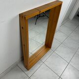 Vintage Scandinavian mirror pinewood