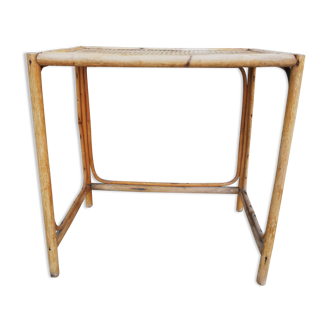 Bamboo rattan child desk