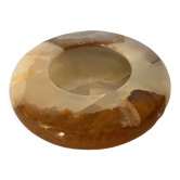 Round ashtray empty onyx pocket
