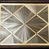 Wall shelf, straw marquetry