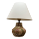 Lampe en céramique ancienne signée