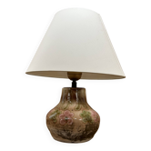 Antique ceramic lamp, signed