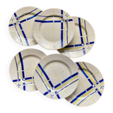 Assiette à dessert x6