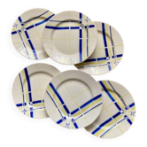 Assiette à dessert x6