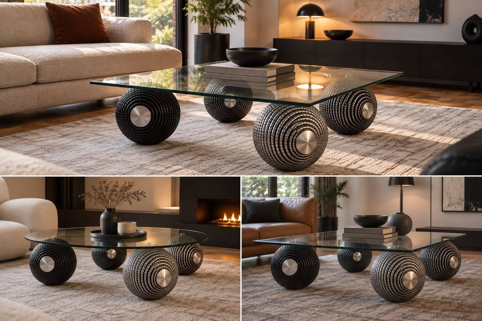 Table basse d'artiste - Fabrice Risser / Edition ultra-limitée (c. 2004)