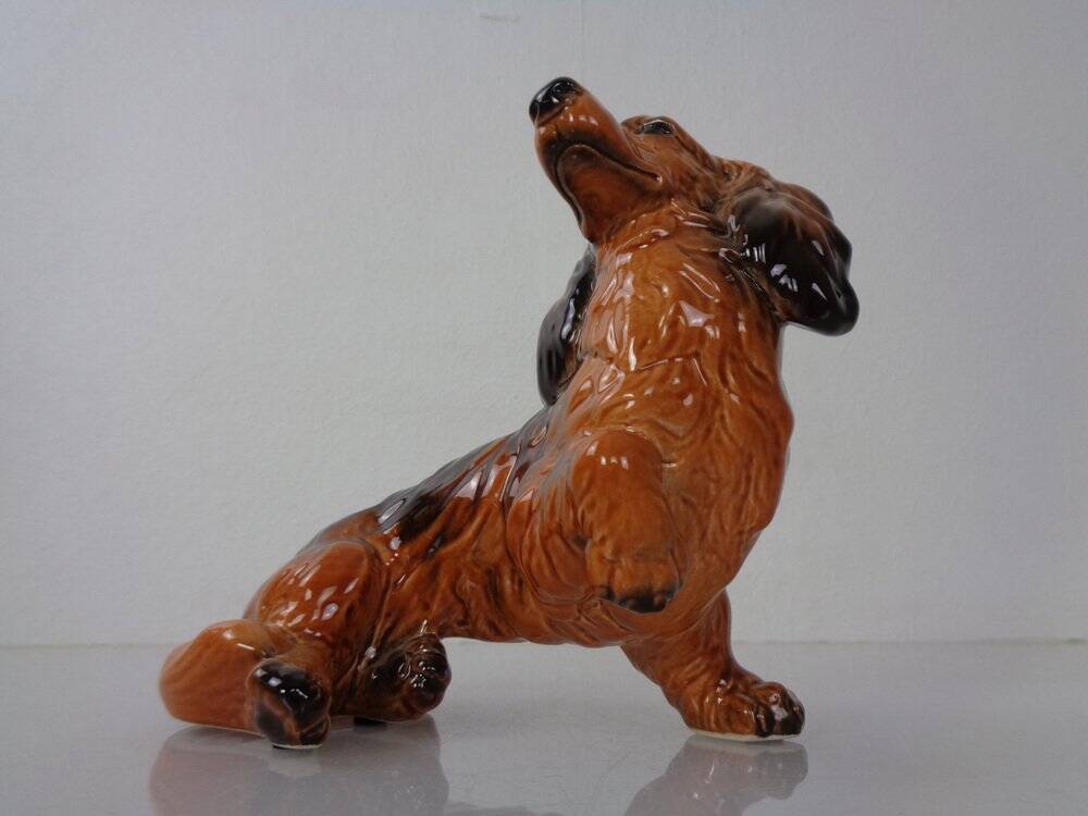 Porcelain Dachshund Figurine from Goebel, Germany, 1960s