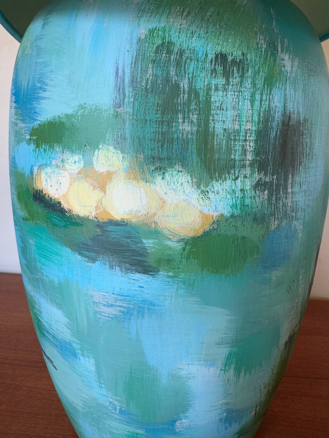 Louis Drimmer “Water Lilies” lamp from the 80s