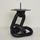 Brutalist "chain" candle holder