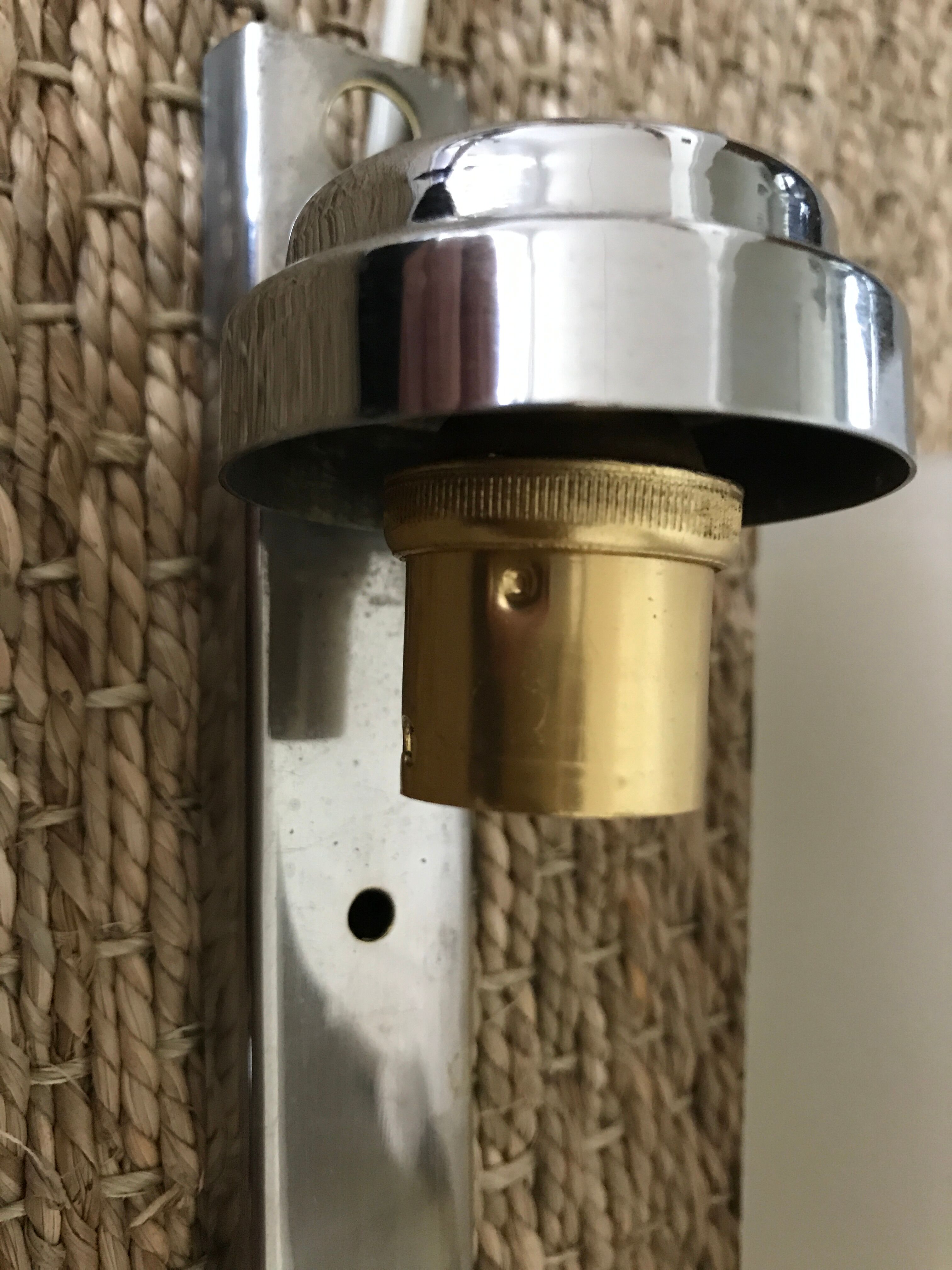 Frosted glass wall lamp 50s