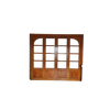 Porte intérieure ancienne vitrée 4 vantaux