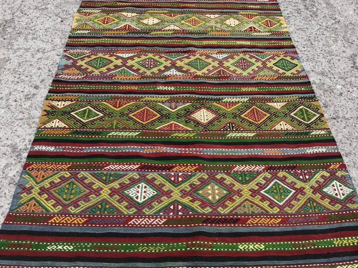 Area rugs 6x10, large rug, rug for kitchen, Anatolian rug, Kilim carpet