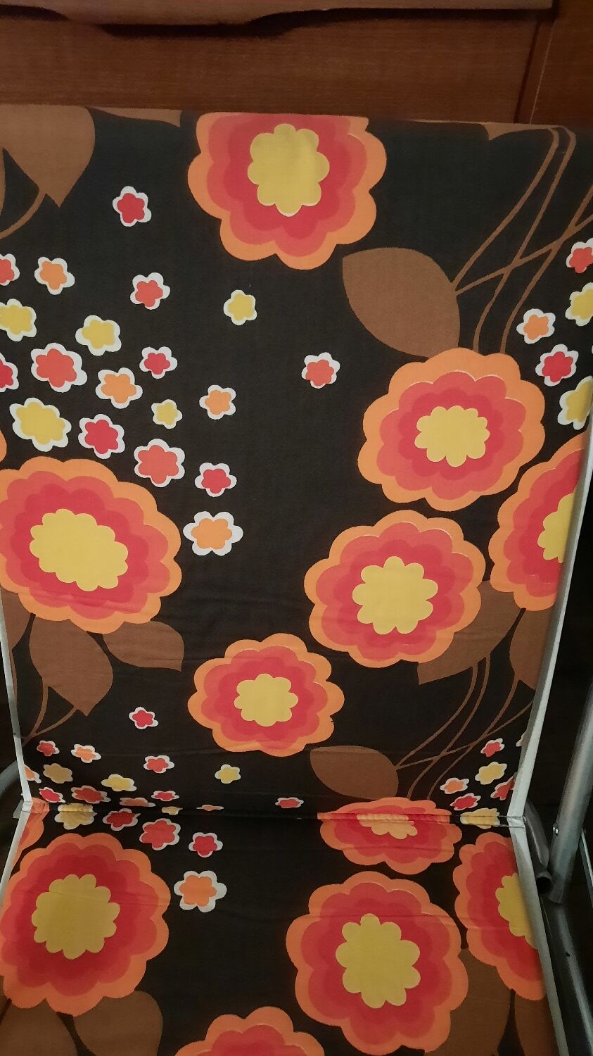 Set of 2 folding armchairs vintage camping