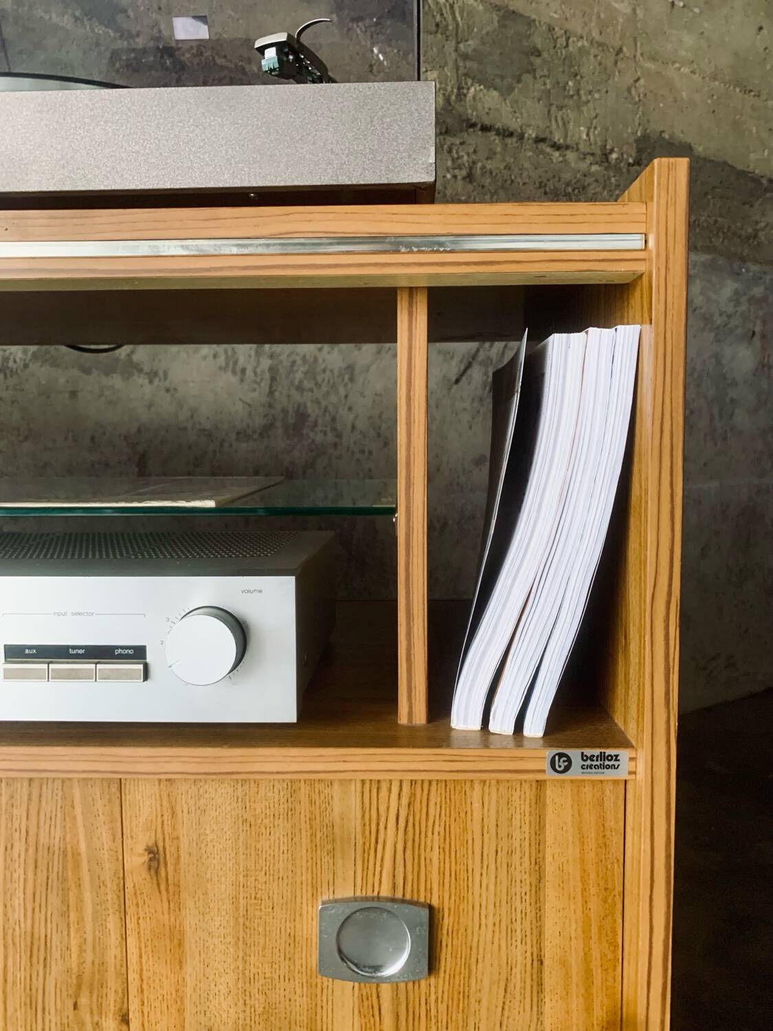 Vintage “Berlioz” hi-fi cabinet