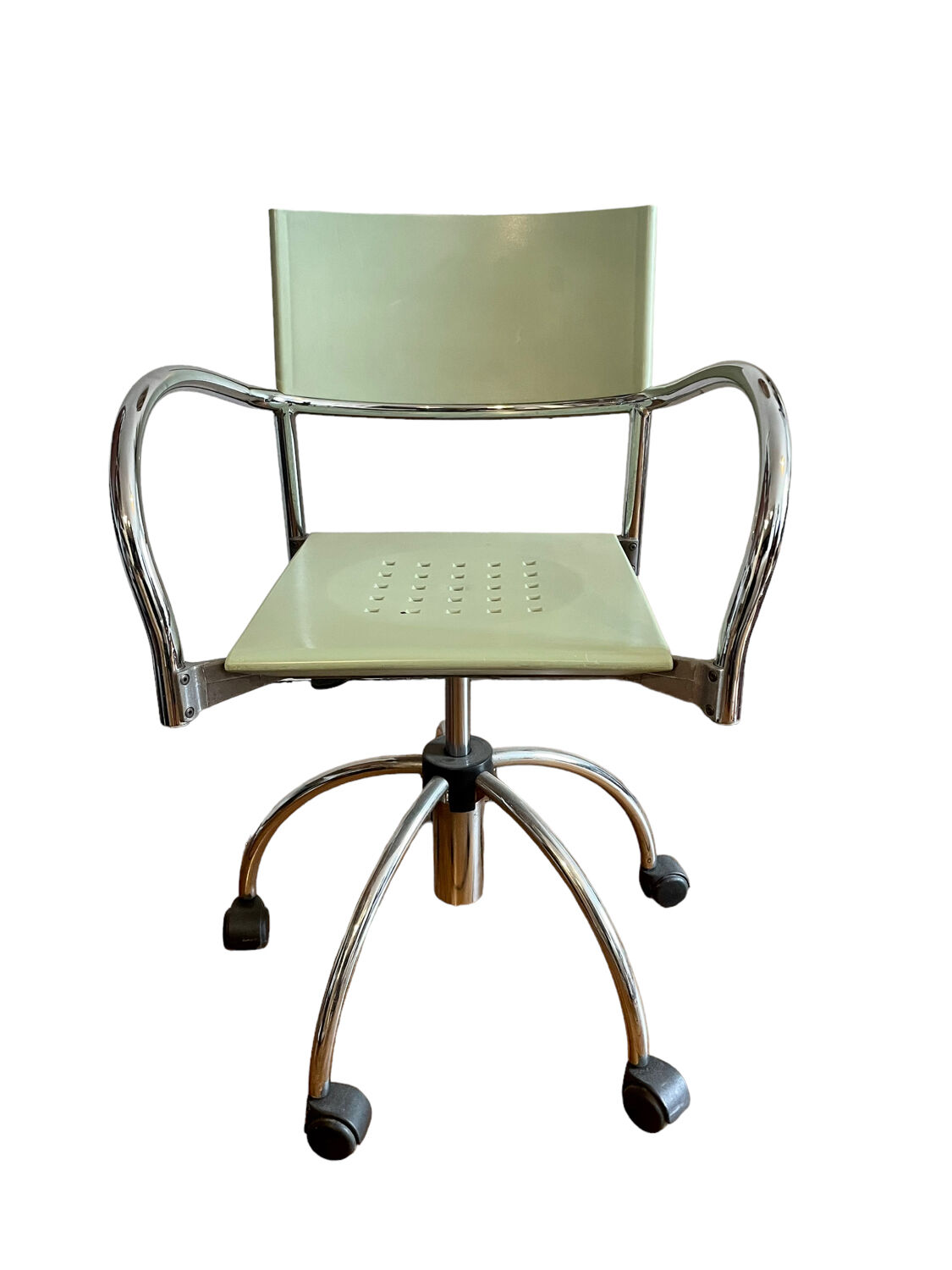 Pair of office chairs published by Segis in the 1980s