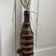 Leather-covered bottle