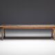 Rustic Primitive Farmhouse Dining Table, France, 19th Century