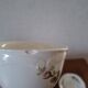 Vintage tableware service in Gien earthenware, "Champs" model with roses – An