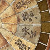 Raymonde leduc herbarium coffee table vallauris 1960