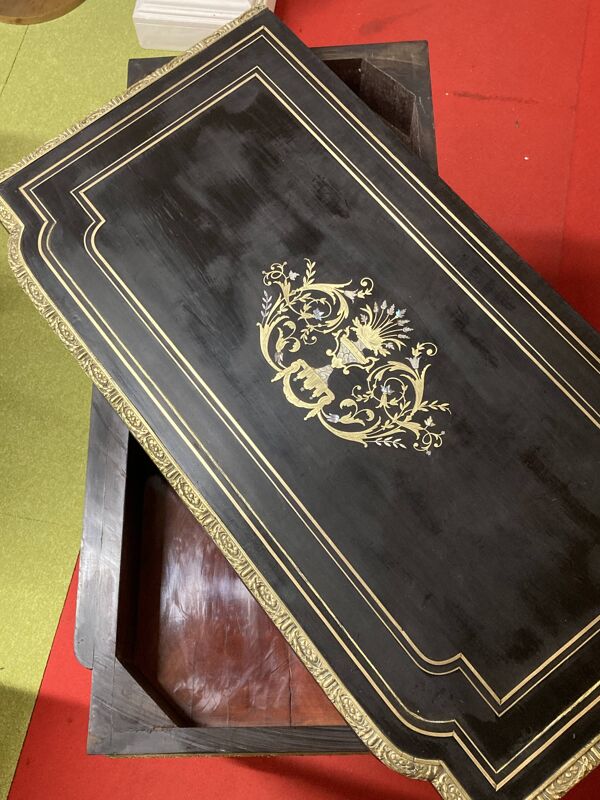 Console de jeu pliante d'époque Napoléon III