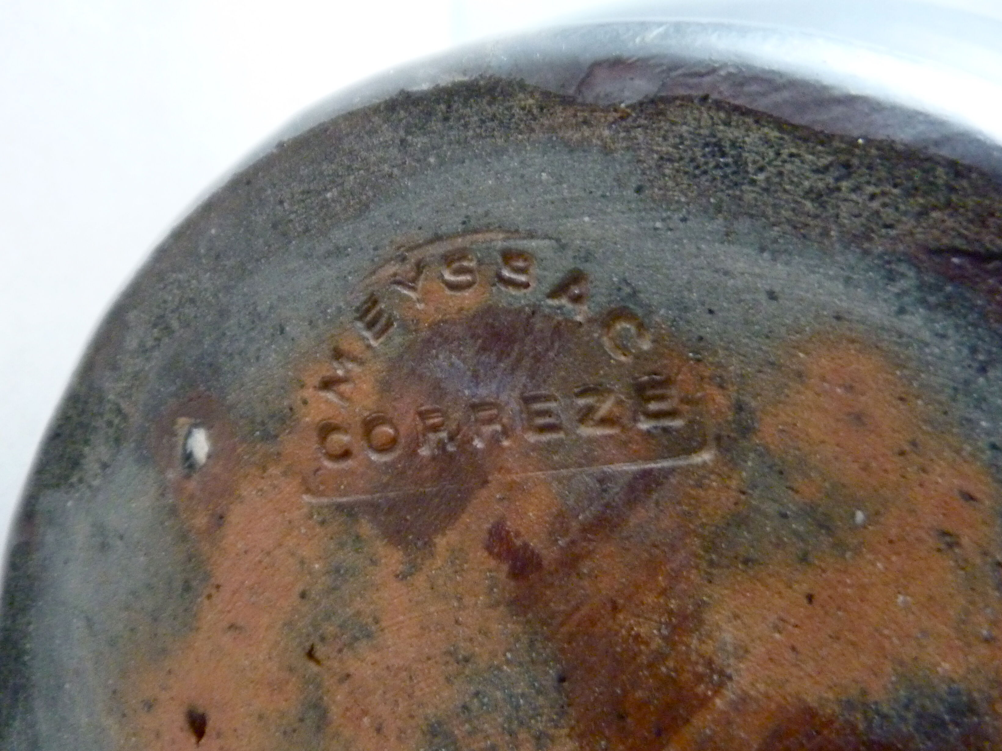 Vase bouquetière en grès Meyssac Corrèze