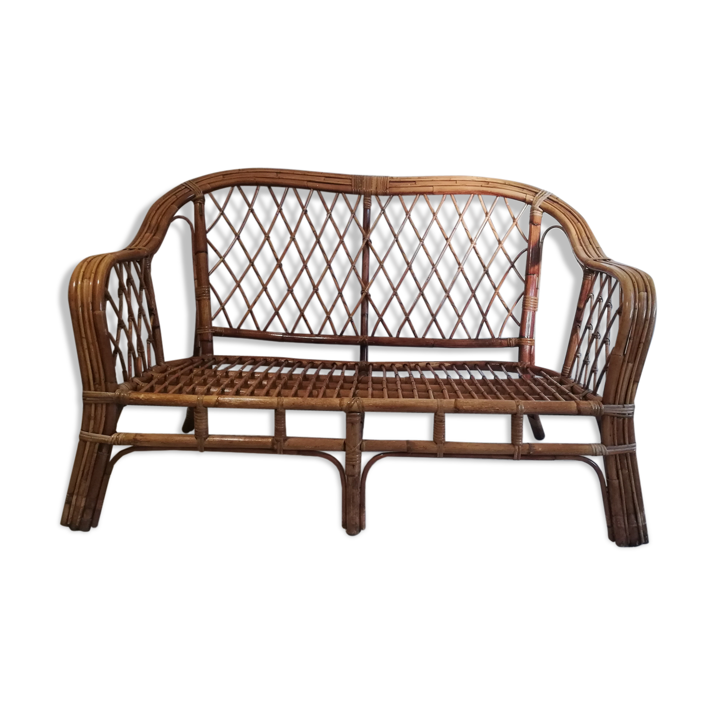 Rattan sofa