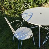 Salon de jardin en fer forgé