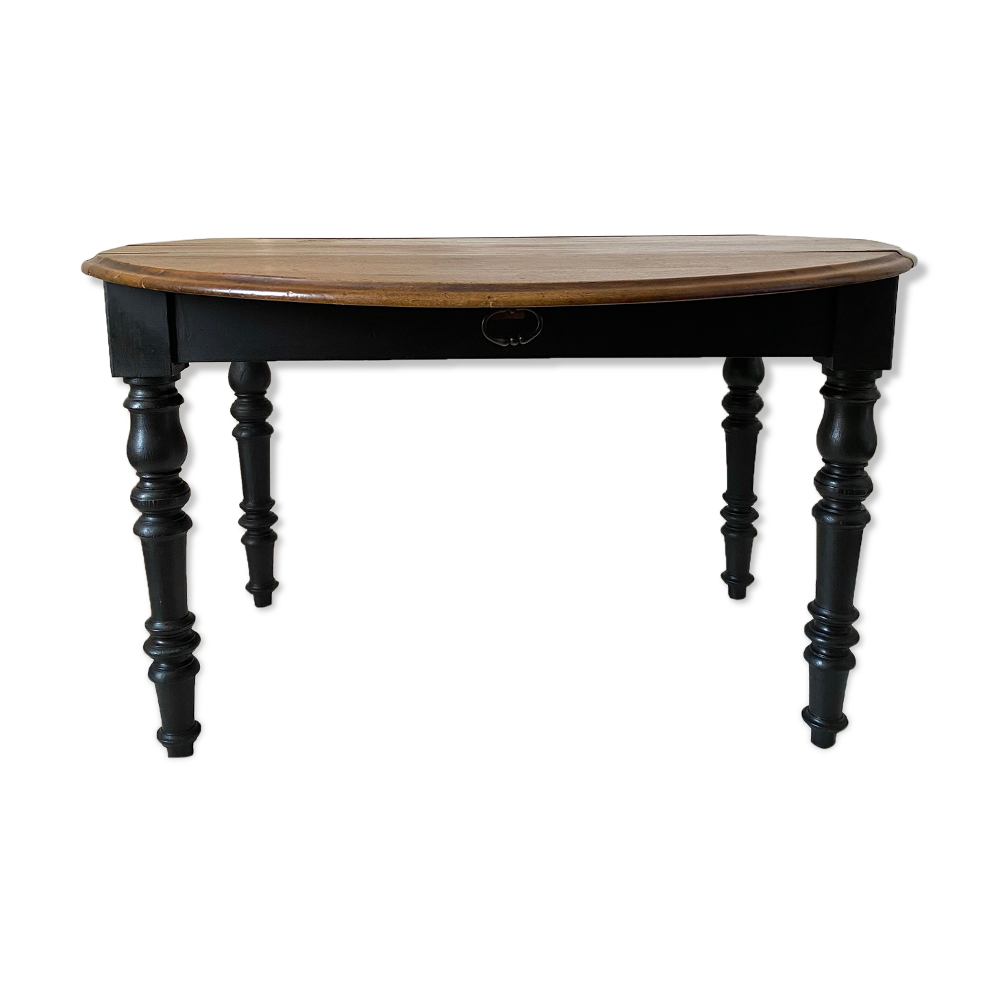 Round table black folding room