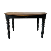 Round table black folding room
