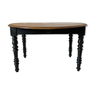Round table black folding room