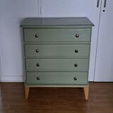 Commode vert forest
