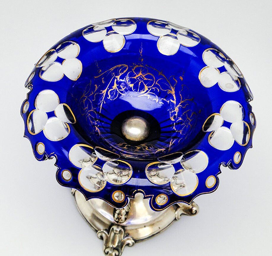 19th century fruit plate, Austro-Hungary