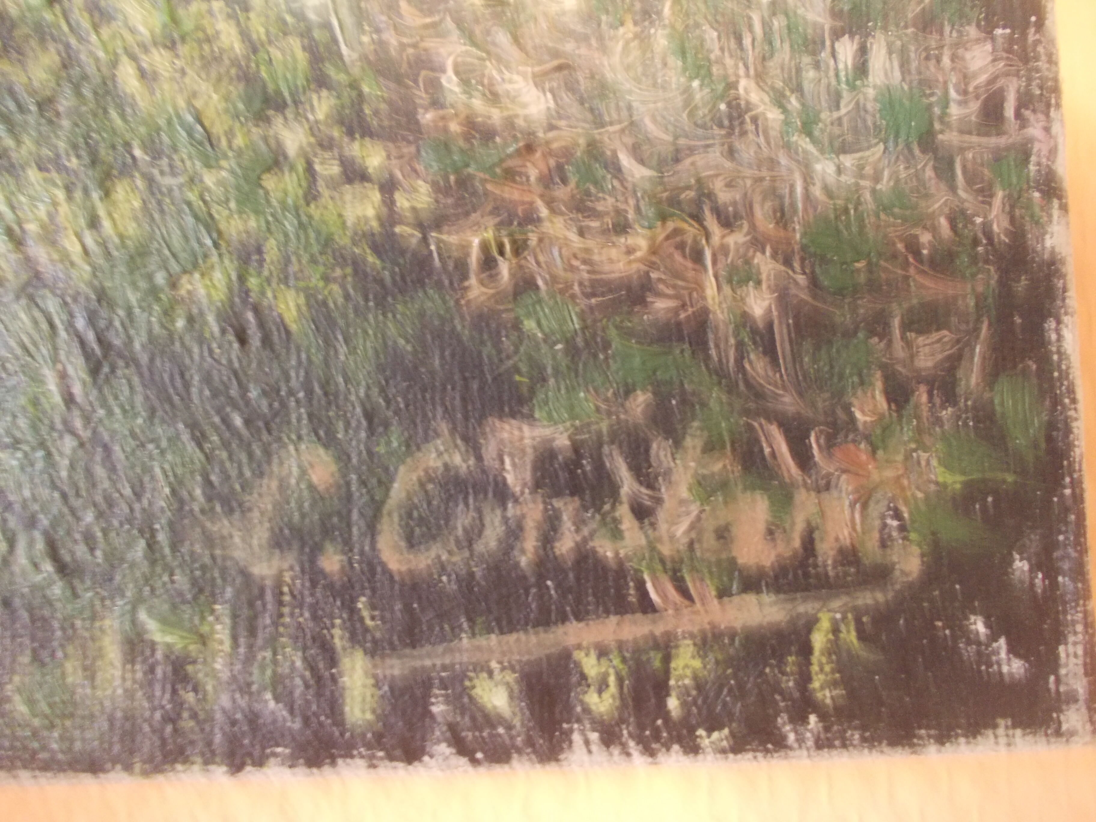 Ale nd de bayeux, signed c. constant, 14 calvados, hst painting