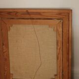 Huile sur toile suédoise originale « Nature morte à la plante en pot »