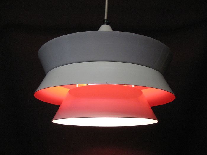 Trava pendant lamp by Carl Thore - Granhaga metalindustri - Sweden - 1960-1969 - Aluminium