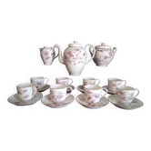 Service à café Art Nouveau pour 8 pers. en porcelaine de Paris
