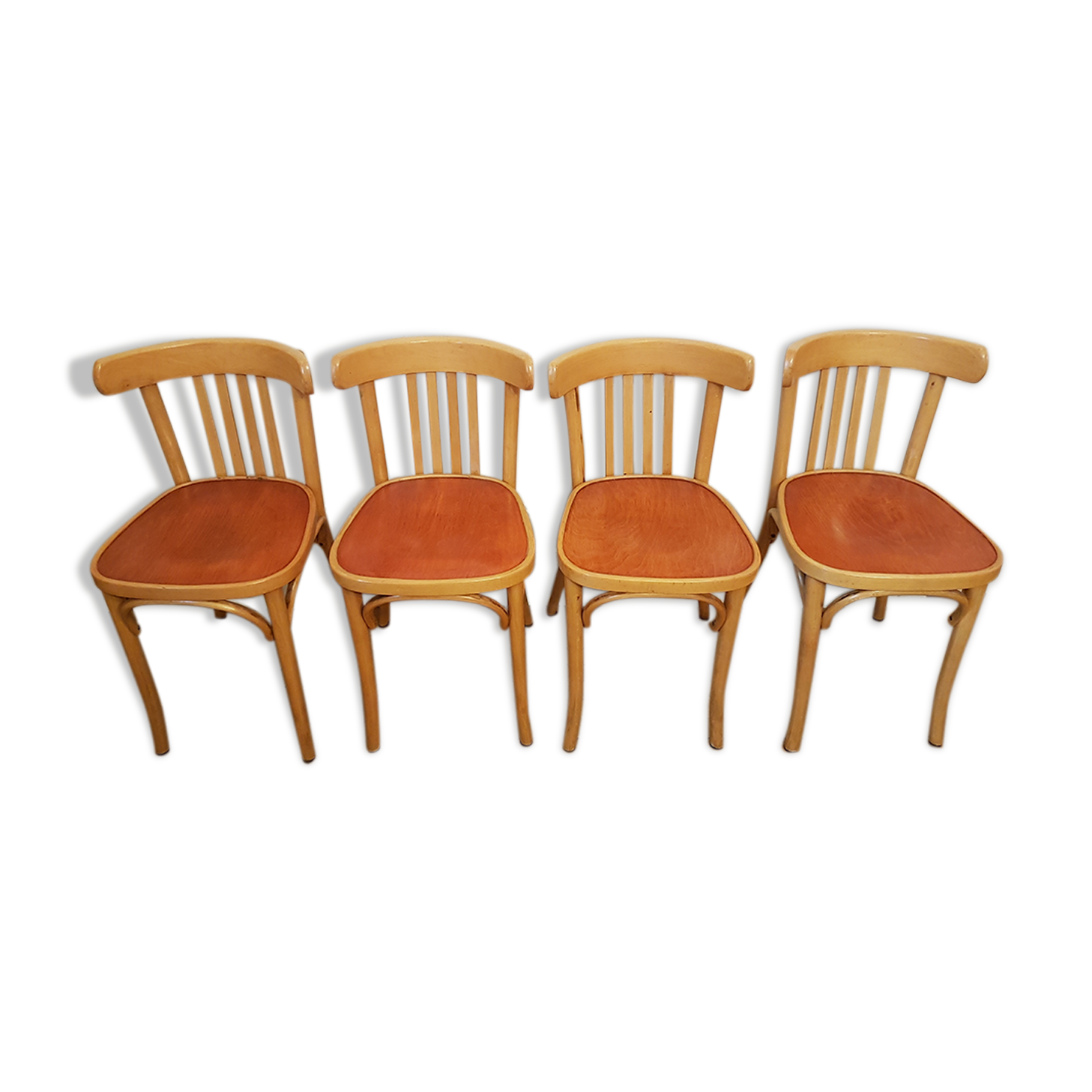 Series of 4 bistro chairs