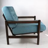 Vintage turquoise armchair, 1970s