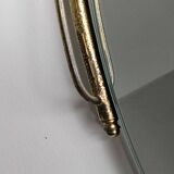 Large modern Italian wall mirror from the mid-20th century.