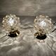 Pair of Limburg Bubble Glass Lamps
