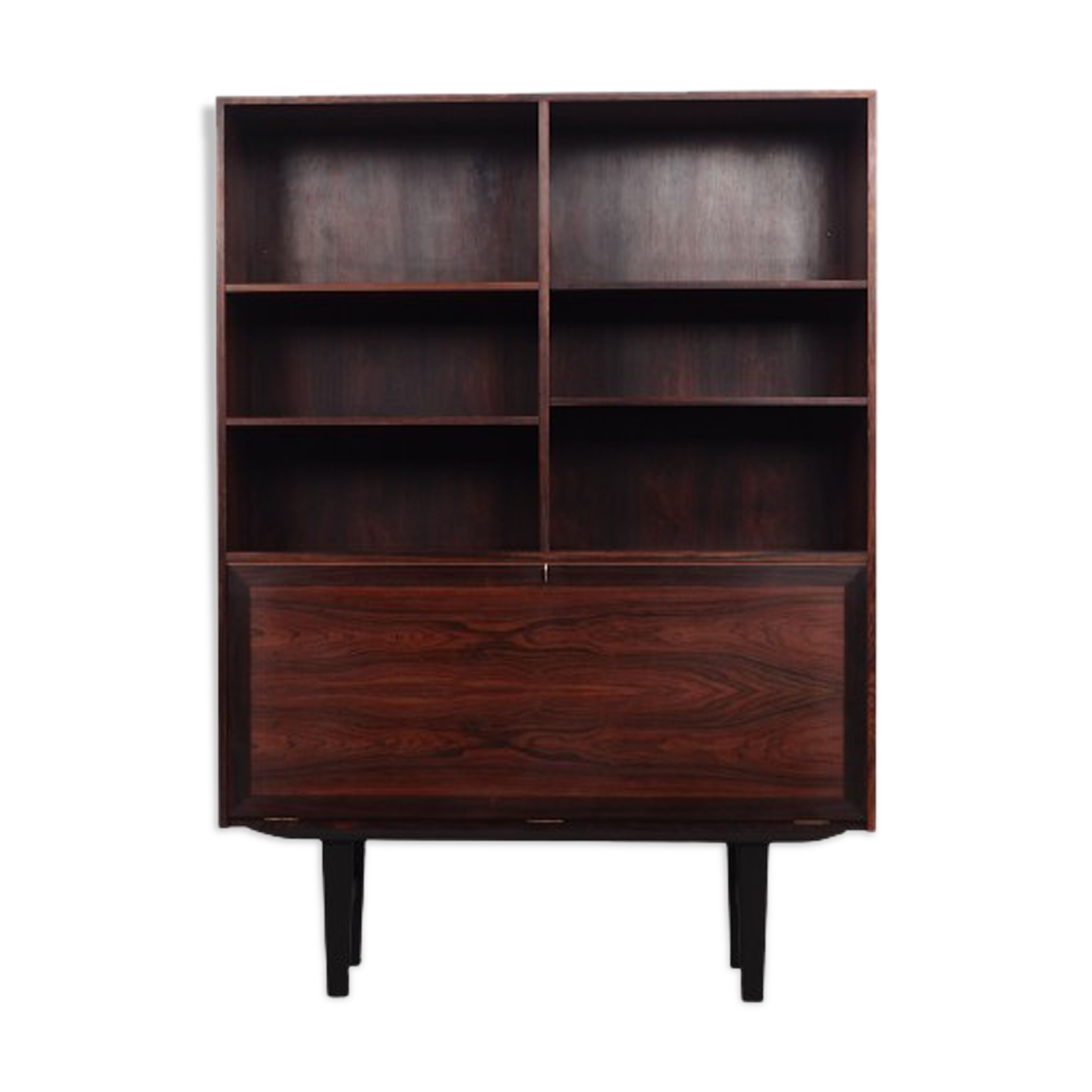 Rosewood bookcase, Danish design, 1960s, designer Carlo Jensen, manufacturer Hundevad
